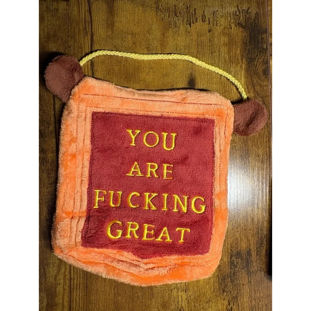 Funny Hanging Hand Towel Plush Wall Decor 